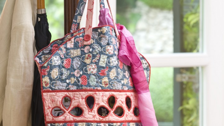 Pakolós táska patchwork technikával
