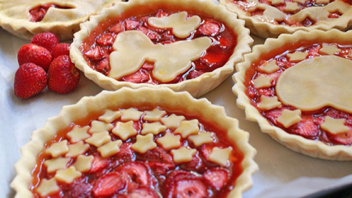 Epres, rebarbarás pite