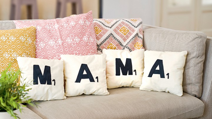DIY párna anyák napjára