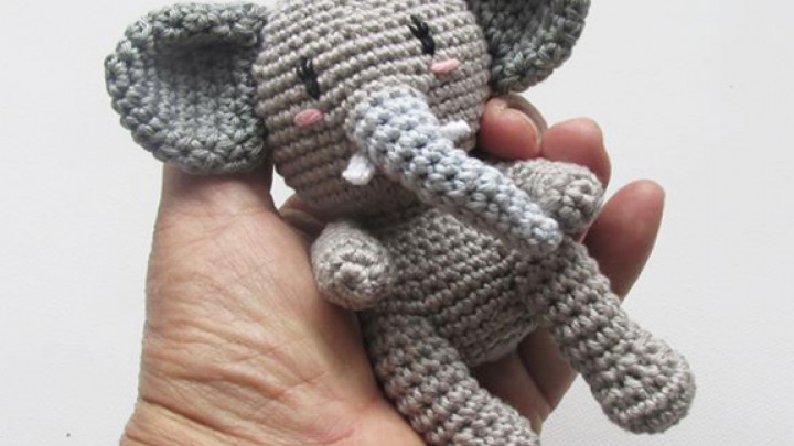Amigurumi elefánt