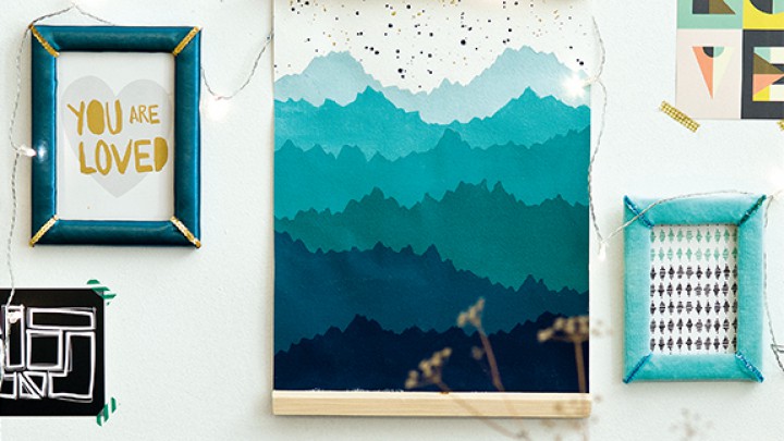 Diy téli tájkép