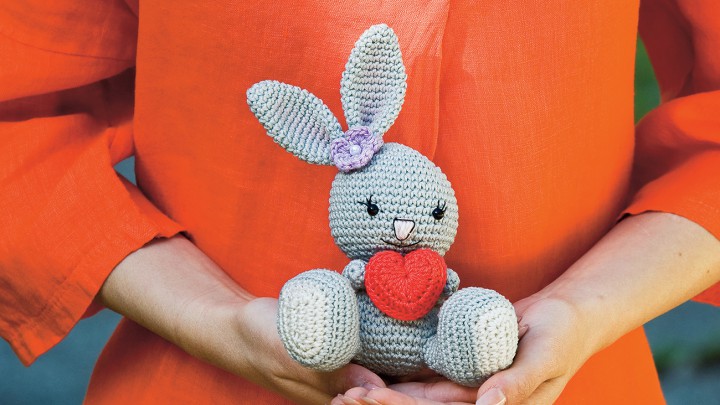 Amigurumi nyuszi: pontos leírással
