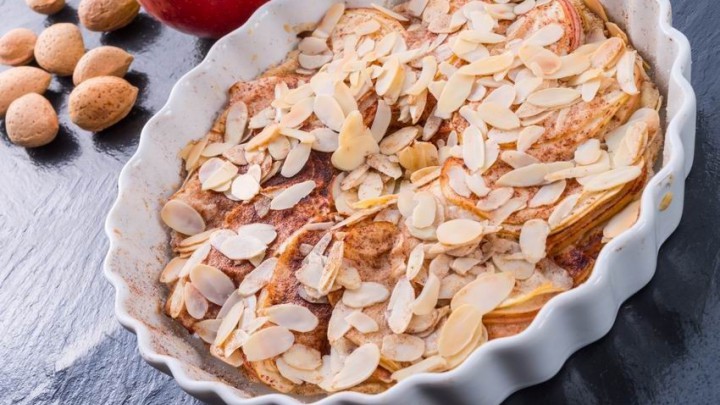 Mandulás almás pite