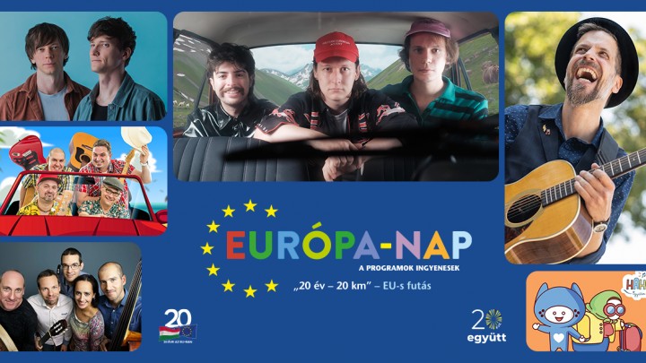 Koncertekkel, futóversennyel és civil programokkal ünnepeljük az EU-csatlakozás 20. évfordulóját