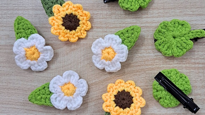 Amigurumi hajcsatok és hajgumik: ezeket minden kislány szívesen hordaná a suliban!