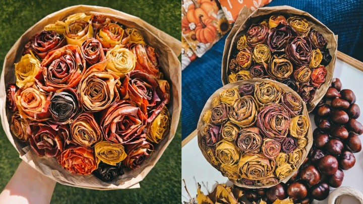 Őszi falevélcsokor a Praktika magazin csoport alkotójától: így készítheted el te is!