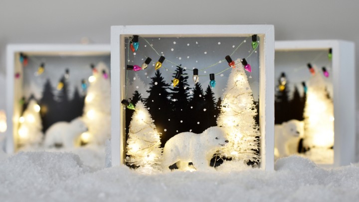 Téli kedvenc: készíts alkotónk segítségével világítós dekorációt jegesmedvével!