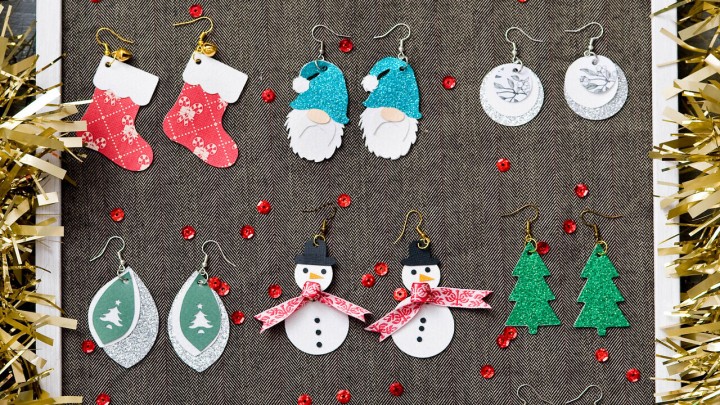 Cuki DIY fülbevalók karácsonyra: akad köztük télapó, manó, hóember, fenyőfa és kiscsizma is!