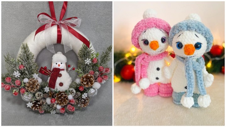 Ünnepi hóemberek, akik már alig várják a karácsonyt: csoportunk tagjai készítették őket! 1. rész