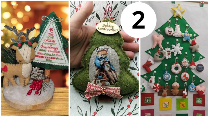 Ti küldtétek: karácsonyfás dekorációk készültek a Praktika magazin csoportban – 2. rész