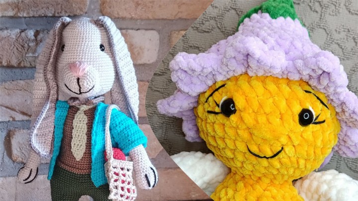 Még több tavaszra hangolt amigurumi figura a Praktika magazin 78 ezer fős csoportjából