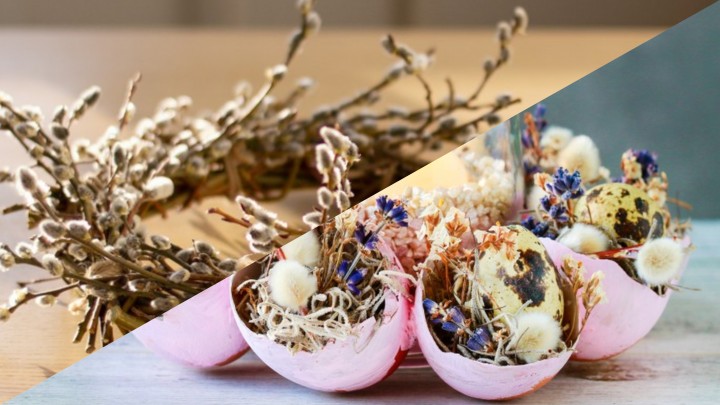 Húsvéti DIY koszorú ötletek – sokféle stílus és hangulat, ami alkotásra inspirálhat