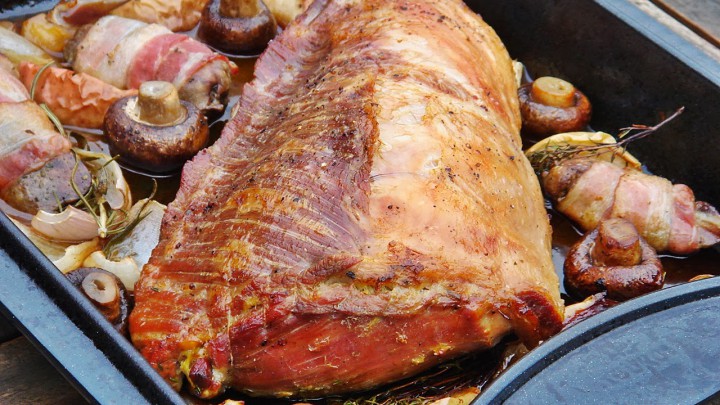 Almával töltött borjúszelet