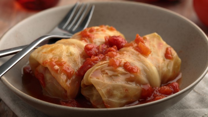 Töltött káposzta paradicsommal - Recept