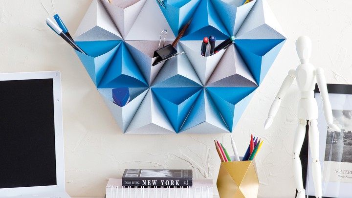 Menő origami tároló