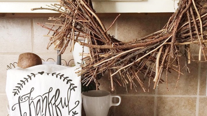 DIY otthondekor vesszőből és faágakból