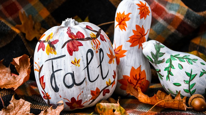 Tökdekorációk halloweenre