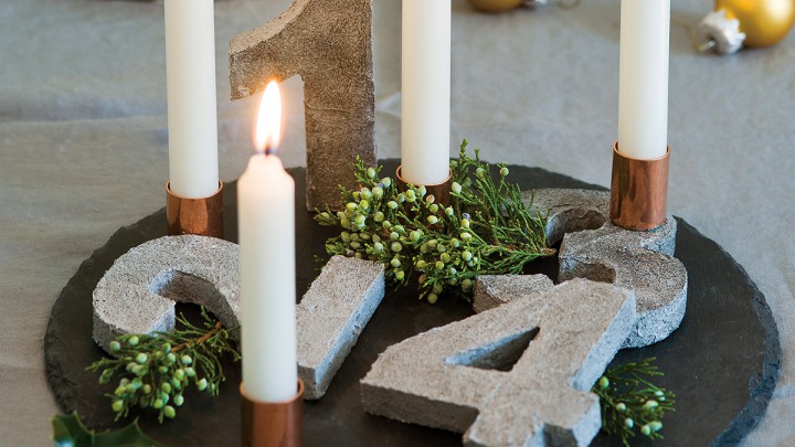 Trendkövetőknek: rendhagyó adventi koszorú
