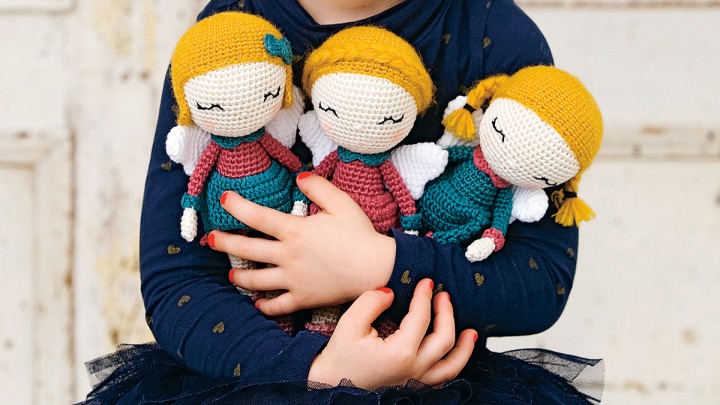 Karácsonyi amigurumi angyalbabák: horgold meg őket az ünnepekre
