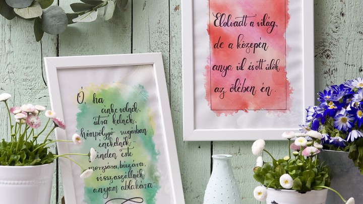 Anyák napi ajándék szívhez szóló idézettel