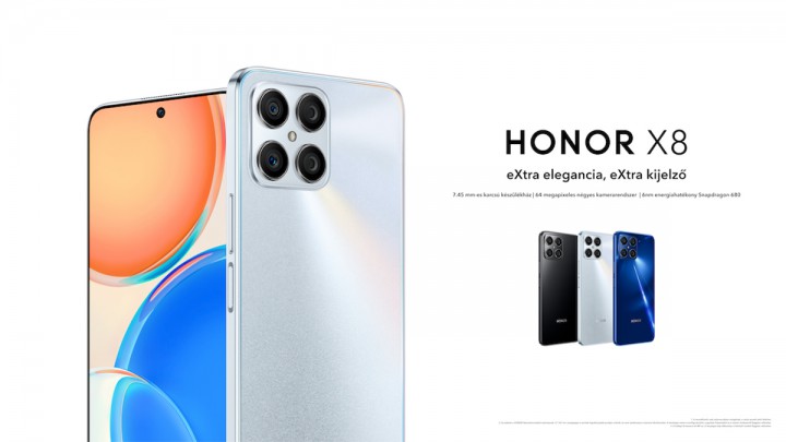 Ultravékony és szuperkeskeny: Itt az új Honor X8-as mobil!