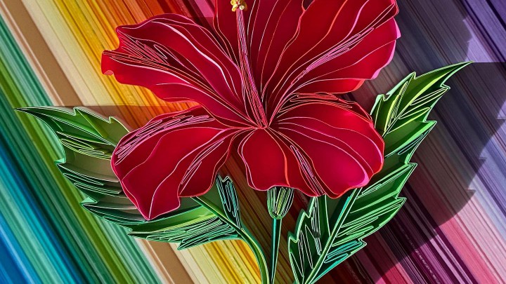 Ezerszínű quilling