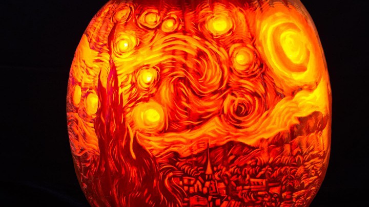 Halloweeni tökök, amelyeket profik faragtak