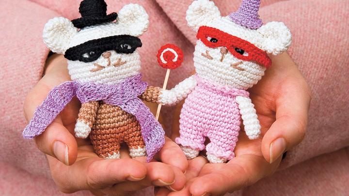 Szilveszterre készülve: imádnivaló amigurumi egérkék