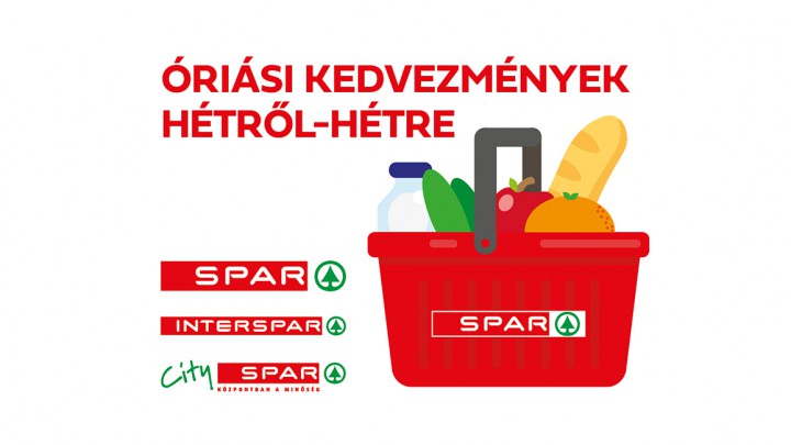 A SPAR szupermarketek már több mint 1200, az INTERSPAR hipermarketek több mint 1100 akciós ajánlattal várják vásárlóikat