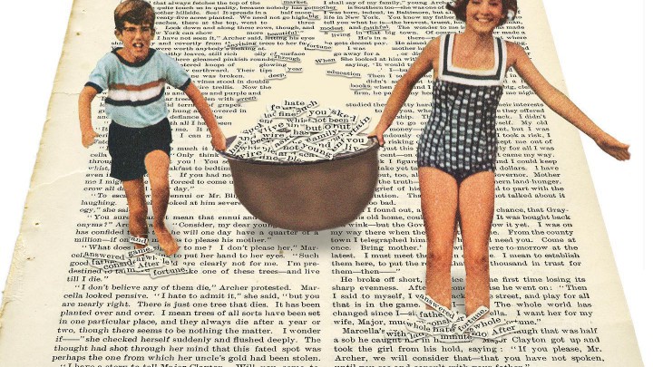 Látványos kollázsok vintage magazinok lapjaiból
